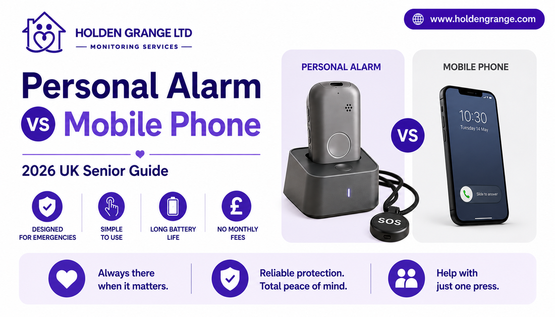 Personal Alarm vs Mobile Phone | 2026 UK Senior Guide